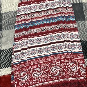 Ardene Red and Blue Patterned dress